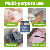 COKOEYSDR Microfiber Cleaning Cloths 5 Pack 12 x 12 Inches, Reusable and Washable, Ultra Soft Absorbent Quick Drying Dish Towels, Cleaning Towels