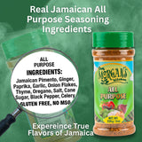 Chef Morgan's Kitchen Real Jamaican All Purpose Seasoning 8 oz - Natural Herbs and Spices for Cooking - Authentic Tropical Flavor - Versatile Spice