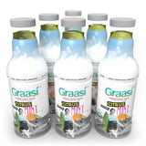 Graasi Organic Barley Grass Water | Hydration Drink with Vitamin C, D, Zinc | USDA Organic, Non-GMO, Vegan | Low-Calorie Wellness Beverage | Citrus