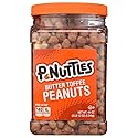 P-Nuttles Butter Toffee Covered Peanuts, Sweet Salty Snack, Nuts, Made in USA, Kosher, Party, Crunchy Nut, 44 oz Jar
