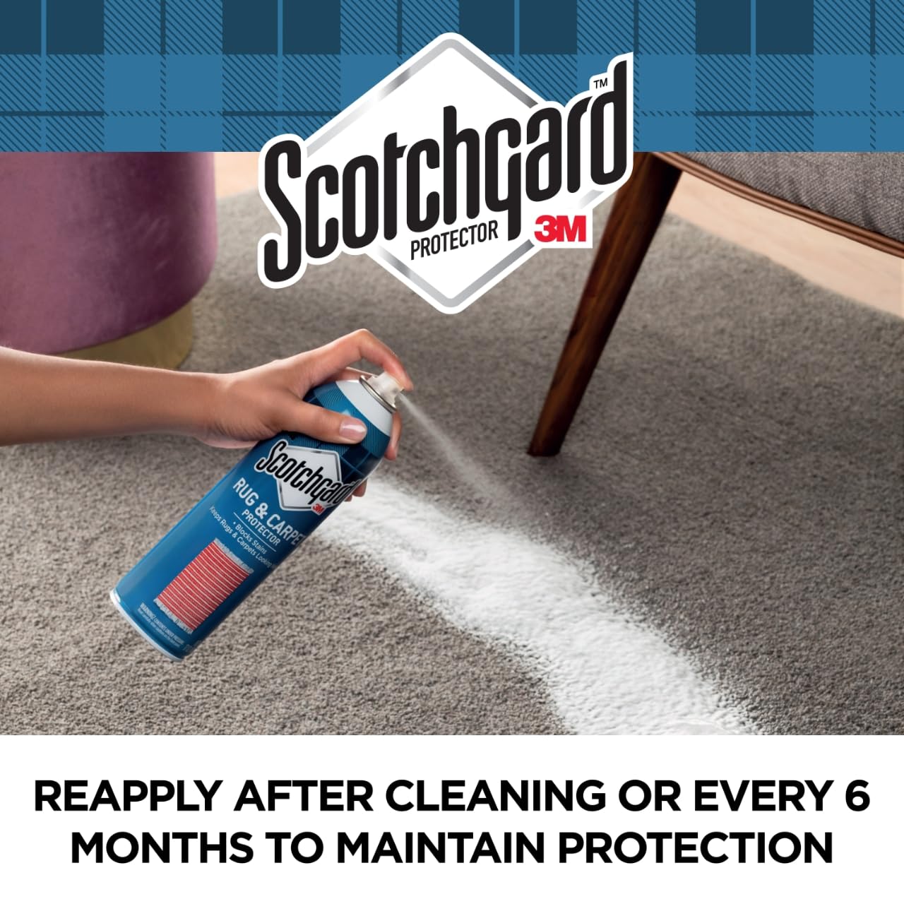 Scotchgard Rug & Carpet Protector, Carpet & Rug Protector Blocks Stains During Spring and Summer Gatherings, Fabric Protector Makes Cleanup of Stains