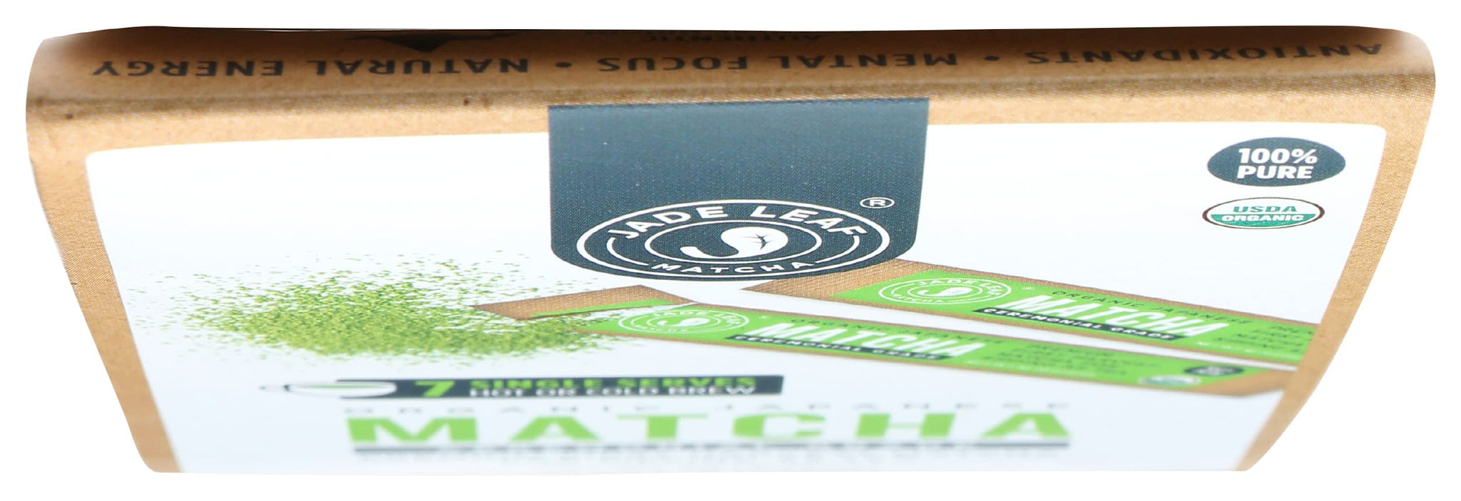 Jade Leaf Matcha, Matcha Japanese Ceremonial Grade Organic, 7 Count, 7 Gram