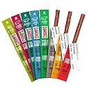Chomps Variety Trial Pack, Grass Fed and Free Range Beef & Turkey Sticks, 8 Flavor Pack - Keto, Paleo, Whole30