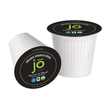 NO FUN JO DECAF: 48 Cups, Organic Medium Dark Roast Swiss Water Process for Keurig K-Cup Compatible Brewers, Fresh Seal Single Serve Cups, Fair Trade