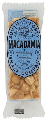South 40 Snacks Macadamia Nut Bar Sgl, 1.4 OZ