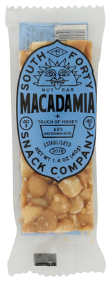 South 40 Snacks Macadamia Nut Bar Sgl, 1.4 OZ