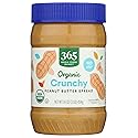 365 by Whole Foods Market, Organic Crunchy Peanut Butter Spread, No Stir, 16 Ounce