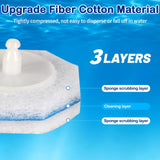 100 Count Toilet Wand Refills for Clorox Toilet Wand - Upgrade 3-Layer Thickened Toilet Brush, Replacement Heads for Clorox Toilet Wand Refills, 5X