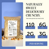 Laura's Gourmet Granola Honey Roasted Peanut Crunch, 2 lb, Gluten-Free Oats, Vegetarian, Dairy & Soy Free Snack, Organic Honey Roasted Peanuts