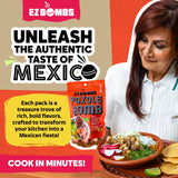 EZ Bombs Pozole Bomb Seasoning, Pack of 2 - Authentic Mexican Soup Mix for Traditional Pozole, Made with Real Chiles, Herbs & Spices for Quick