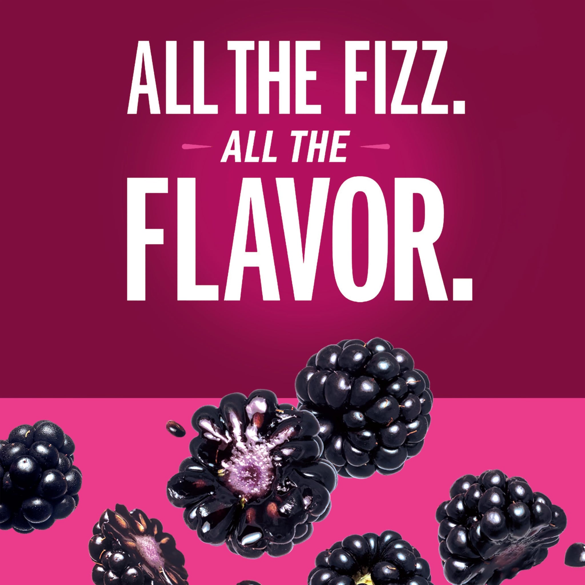 IZZE Sparkling Juice Beverage Blend, Blackberry, No Sugar Added, 8.4 FL OZ, 6 Cans