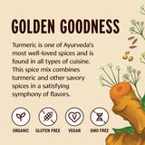 Banyan Botanicals Turmeric Masala Spice Mix - Organic Ayurvedic Spice Blend - Warming & Savory Cooking Spices with Organic Turmeric Powder - 2.6 oz