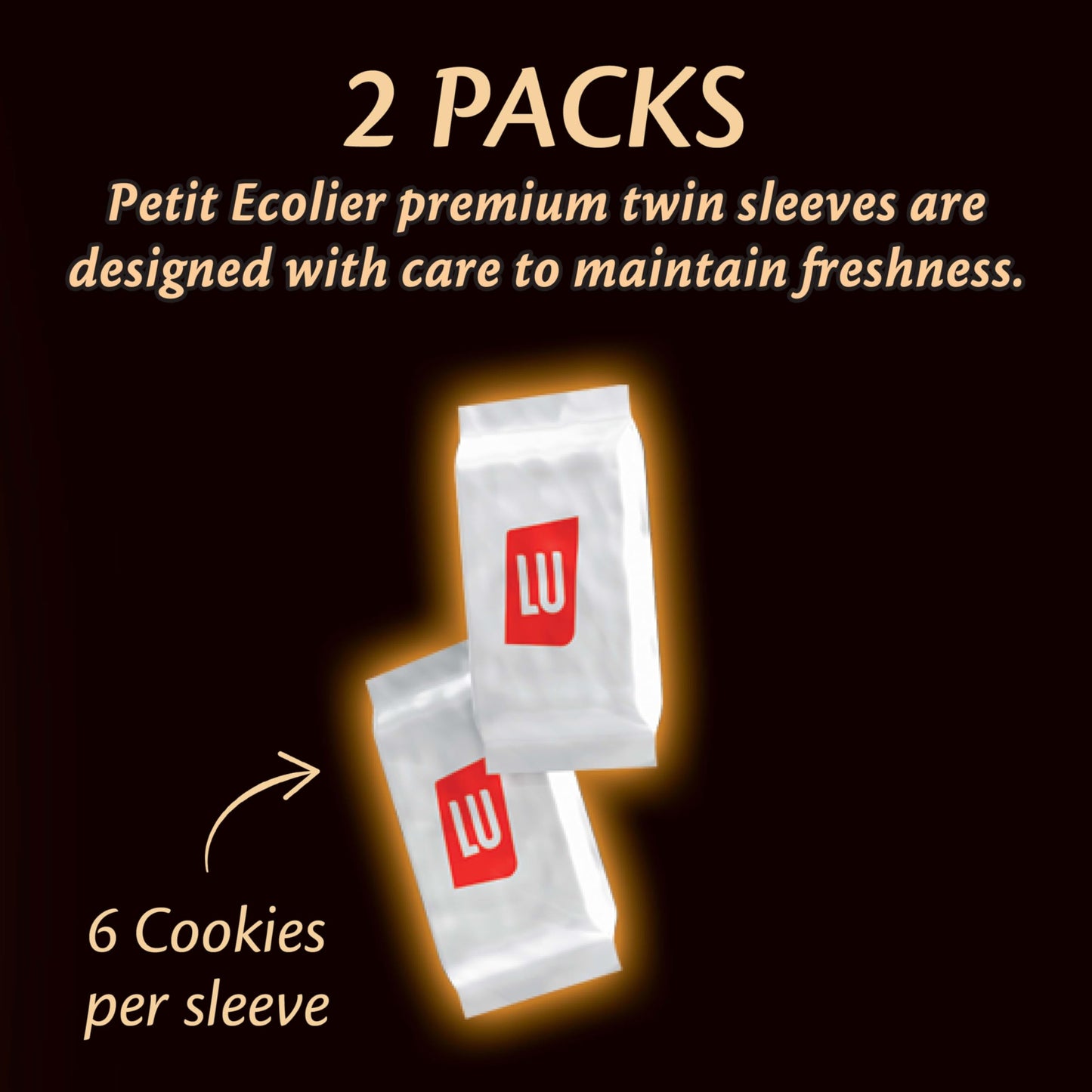 Lu Petit Ecolier European Milk Chocolate Biscuit Cookies, 5.29 oz