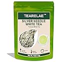 TEARELAE - Silver Needle White Tea Loose Leaf - 4oz/113g - Chinese Yunnan Premium Loose White Tea Leaves - Bai Hao Yin Zhen - Low Caffeine - Gentle