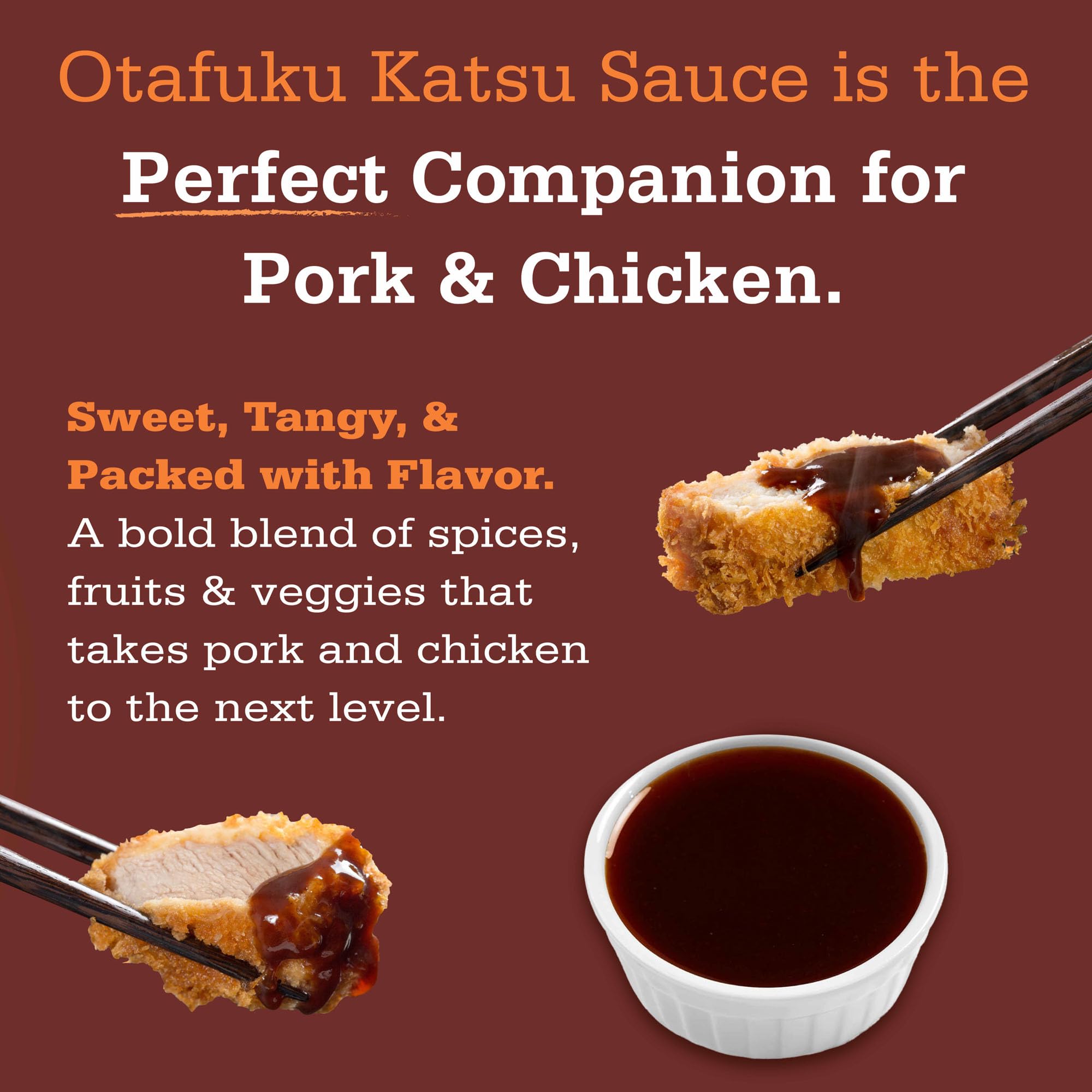 Otafuku Japanese Tonkatsu Sauce, Rich and Savory Katsu Sauce for Japanese Fried Pork Cutlets, Gluten Free and Vegan (14 Ounces)
