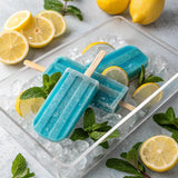 GOODPOP - 4ocean Organic Blue Lemonade Ice Pops - Fruit Juice, No Artifical Dyes or Flavors, No Added Sugar, 6 Count