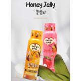 Korean CU-Honey Jelly Paste Soft Candy, Honey Paste, Honey Jelly, Honey Jelly Sauce, Soft, Smooth and Sweet Gummy Candy, Squeeze Bottle Snacks, Korean