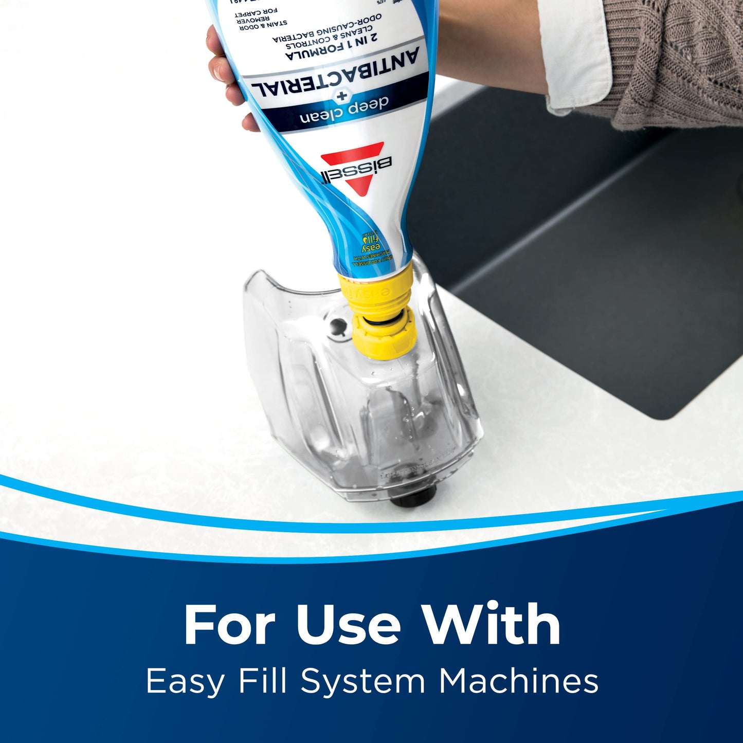 BISSELL Deep Clean + Antibacterial Formula, 40 oz. (1568), Model Number: 1568A