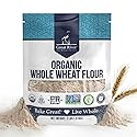 Great River Organic Milling Organic Whole Wheat Flour | Unbleached & Unbromated | High Protein & Fiber | Non-GMO, Kosher | Perfect for Sourdough