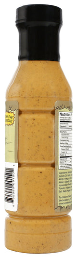 Torchbearer Sauces Smokey Horseradish Sauce 12 FL Oz, Heat level 3 - Spicy Horseradish, Garlic and Chipotle Smokiness - All Natural, Extract-Free