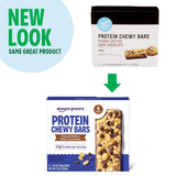 Amazon Grocery, Protein Chewy Bars, Peanut Butter Dark Chocolate Flavor, 7.1 Oz, 5 Ct