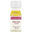 LorAnn Butter Rum SS Flavor, 1 dram bottle (.0125 fl oz - 3.7ml - 1 teaspoon) - 12 Pack