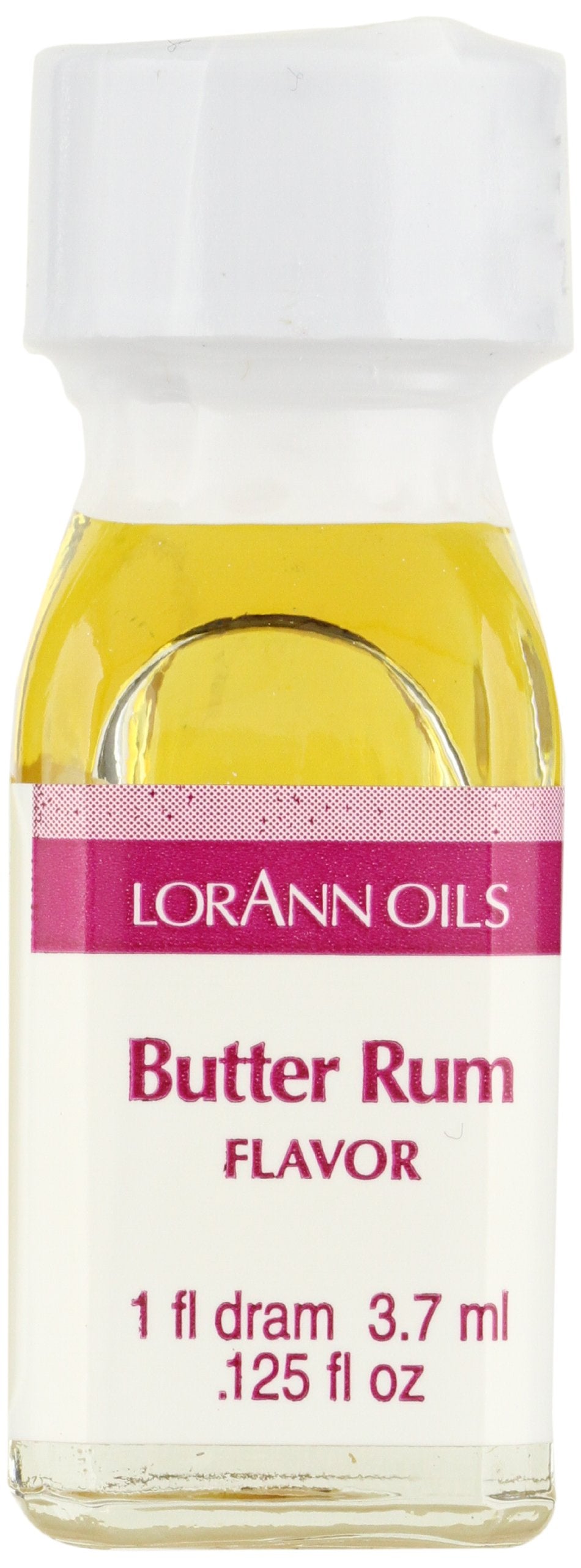 LorAnn Butter Rum SS Flavor, 1 dram bottle (.0125 fl oz - 3.7ml - 1 teaspoon) - 12 Pack
