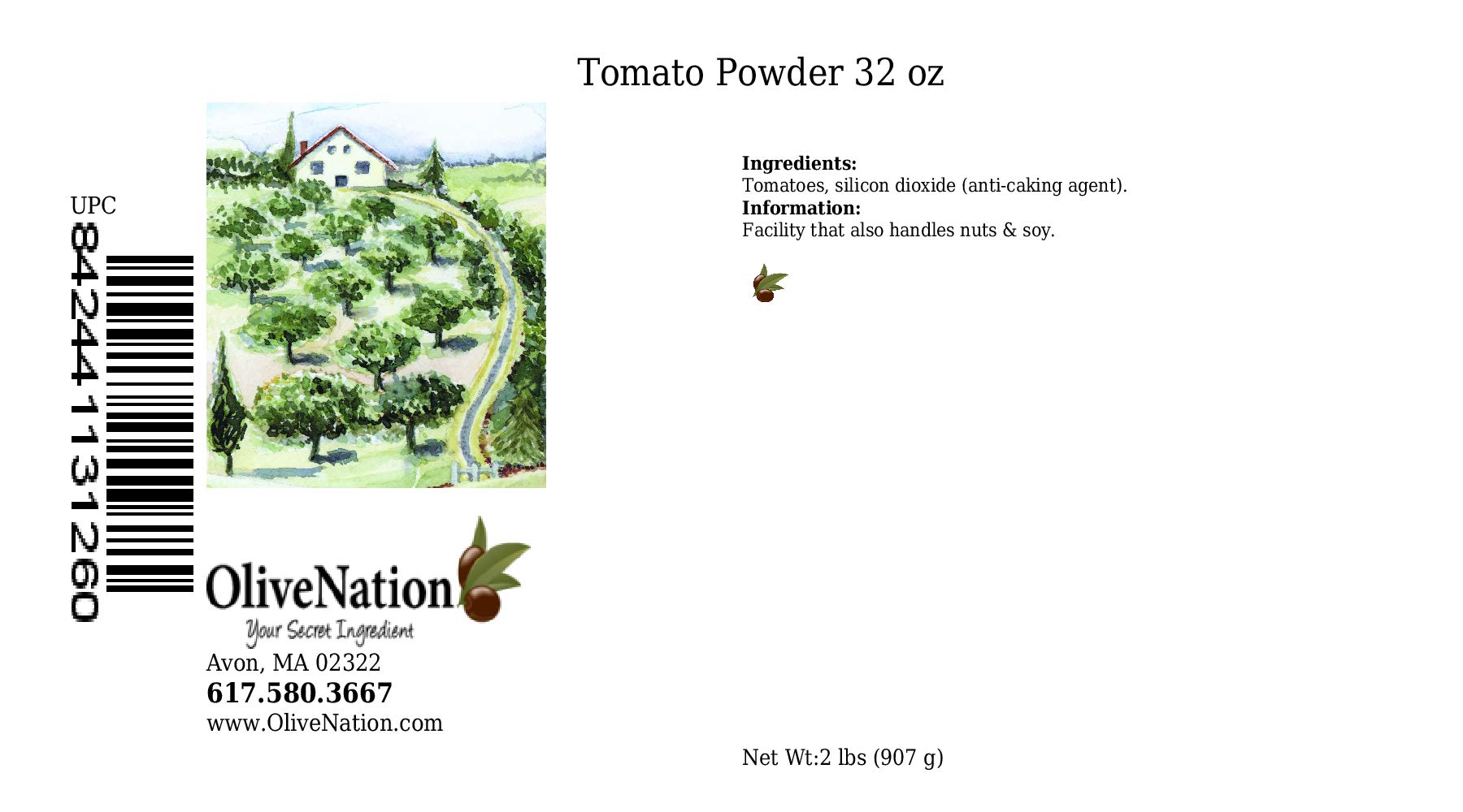 OliveNation Tomato Powder - 32 oz