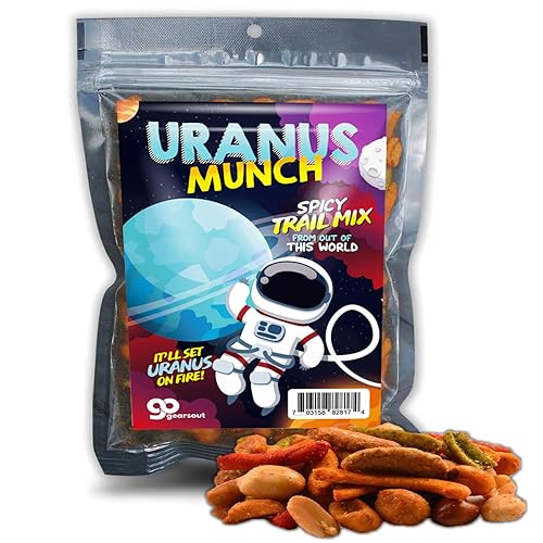 Uranus Munch - Uncle Frank's Premium Spicy Trail Mix - Edible Gifts for Teens - Spicy Mix - Made in the USA