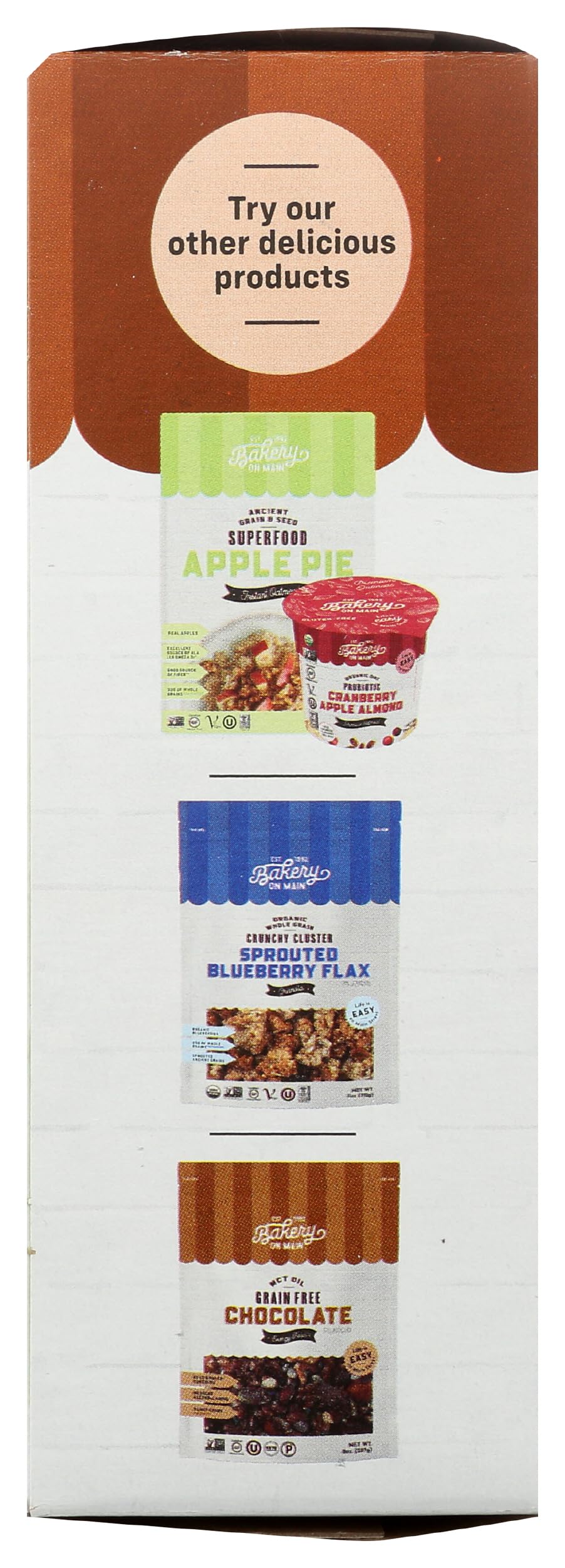 Bakery On Main, Bars Granola Double Chocolate 5 Count, 6 Ounce