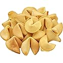 Soeos Fortune Cookies, Approx 25 Count, Vanilla Flavor, Fortune Cookies Individually Wrapped Bulk, Individually Packed Crisp Cookies with Fun