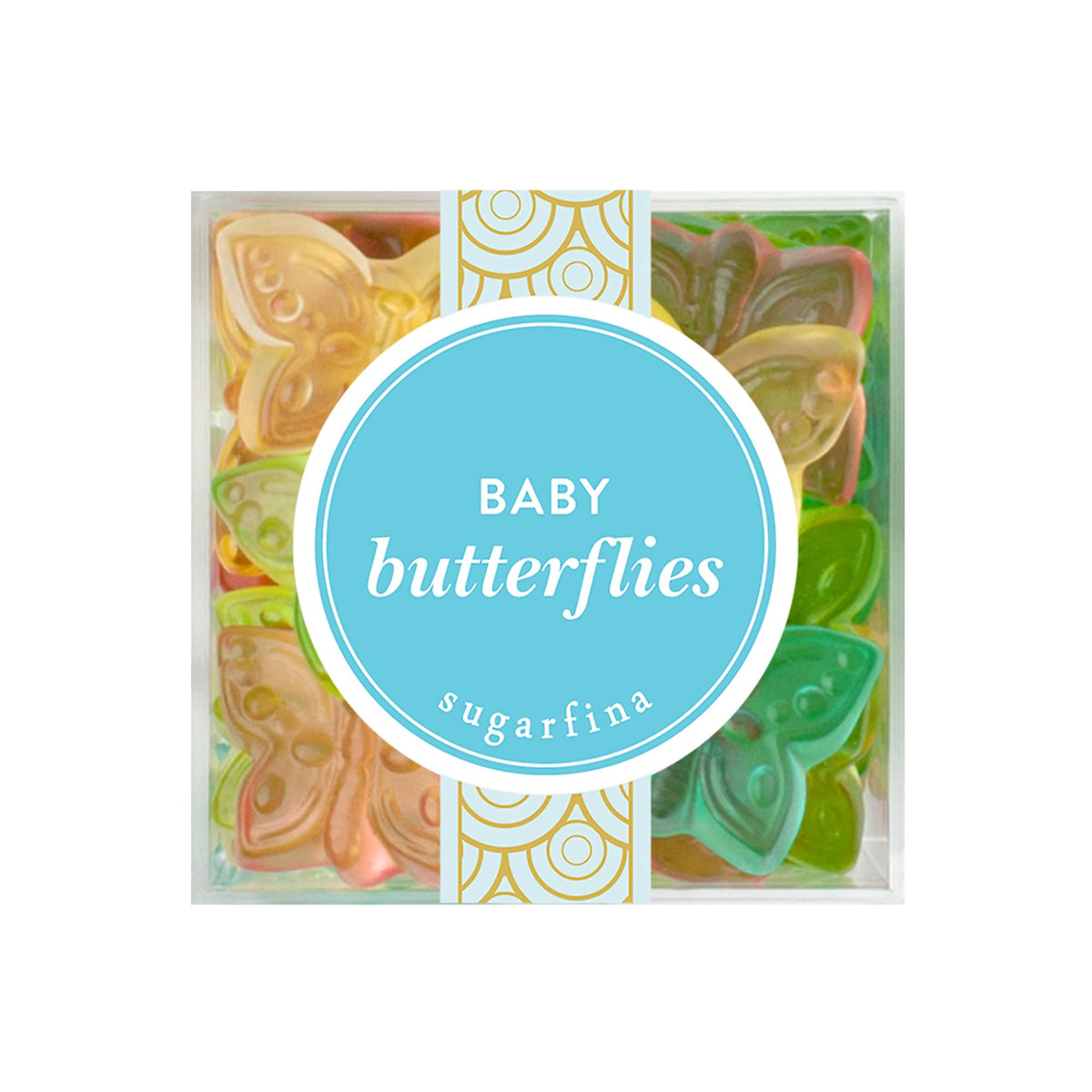 Sugarfina Baby Butterflies Small Candy Cube, Gummies, 4.2 oz, 3 Count