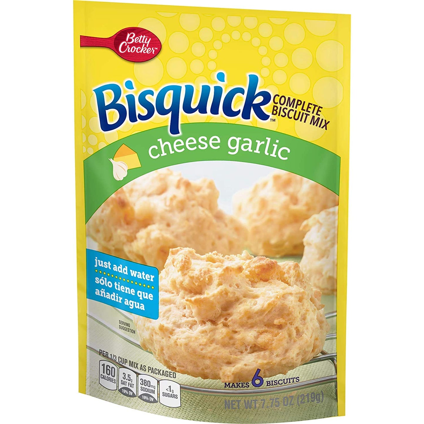 Betty Crocker Bisquick Complete Cheese Garlic Biscuit Mix, 7.8 OZ