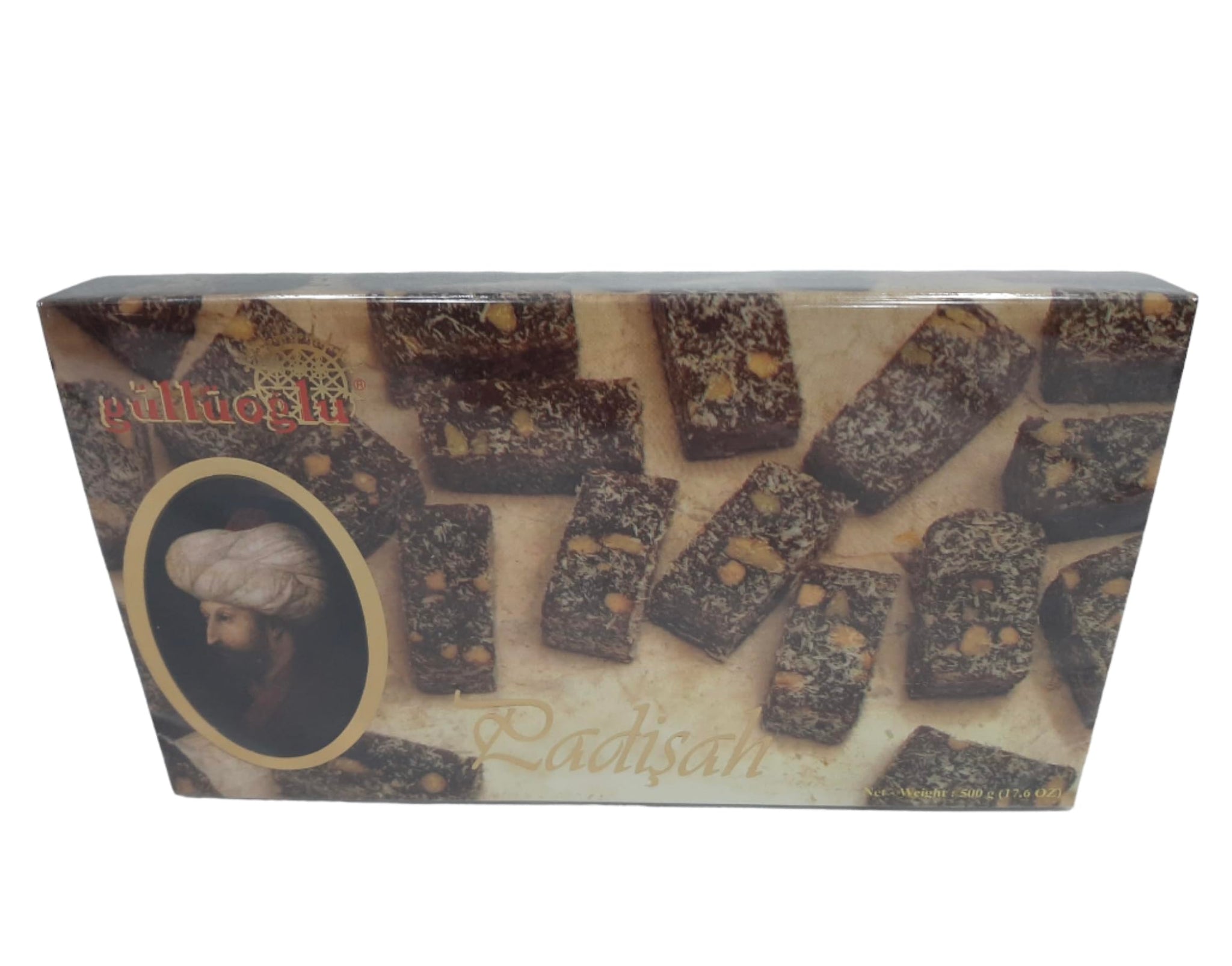 Gulluoglu Cezerye Delight, 17.6oz - 500 gr (1 pack), daily fresh shipment from Istanbul/Turkey