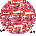 CandyKrave Twizlers Nibs Cherry Flavored Candy - (1lb 22+ Pieces) Bulk Individually Wrapped Twizzleres Candy - Chewy & Delicious Cherry Flavor Candy