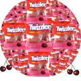 CandyKrave Twizlers Nibs Cherry Flavored Candy - (1lb 22+ Pieces) Bulk Individually Wrapped Twizzleres Candy - Chewy & Delicious Cherry Flavor Candy