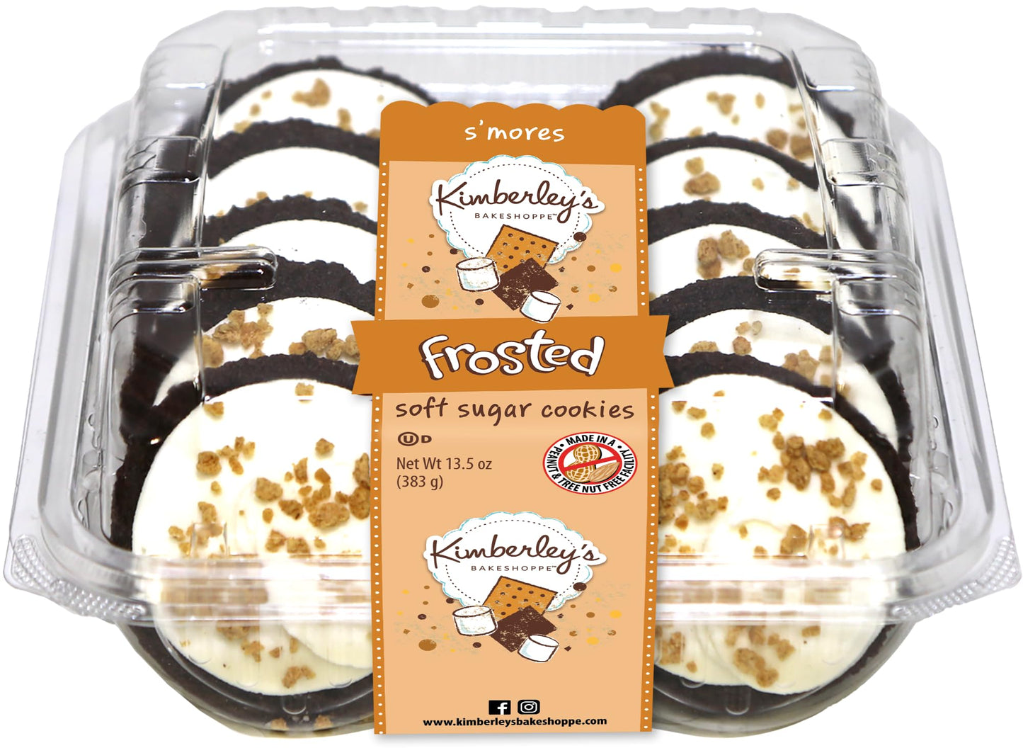 Give & Go Kimberley's Smores Frosted Cookies, 10ct, 13.5 Oz