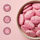 Bubs Wild Berry & Pomegranate Ovals - Sweet & Tangy Original Swedish Foam Candy, Vegan & Gelatin-Free, Imported from Sweden, 8 oz/0.5 lb Resealable