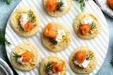 French Mini Blinis - Small Pancakes for Specialty Foods - 2 inch (pack of 16 (4.76 ounce)) (1 Count)