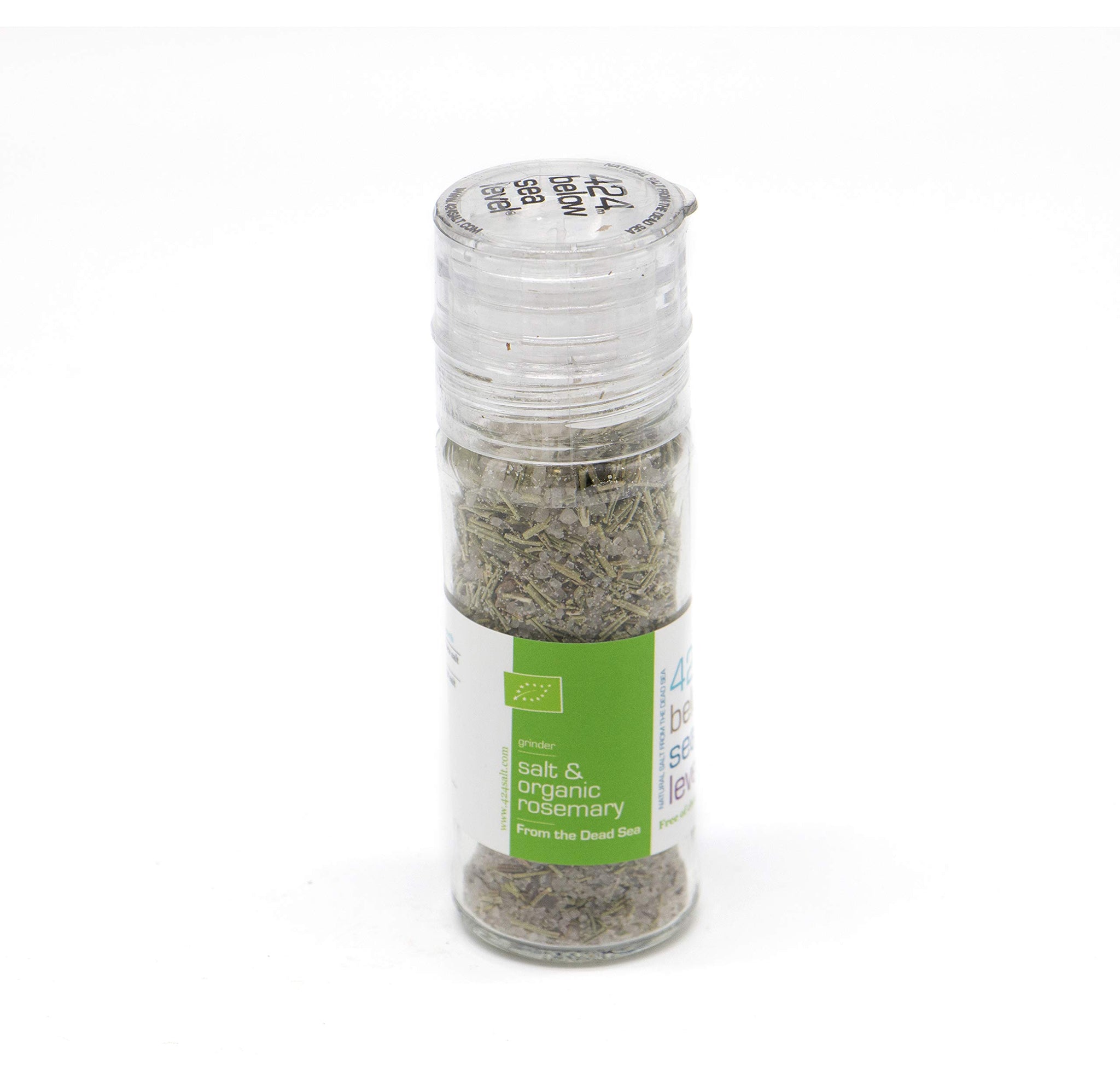 Salt & Organic Rosmary Gourmet Salt From The Dead Sea 3.87oz / 110 grams