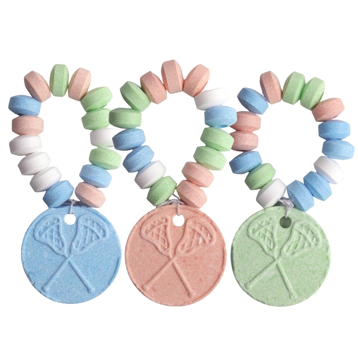 Lacrosse Candy Bracelets, Sports Themed Edible Jewelry, Team Party Favors, 24 Count, 10.16 Ounces