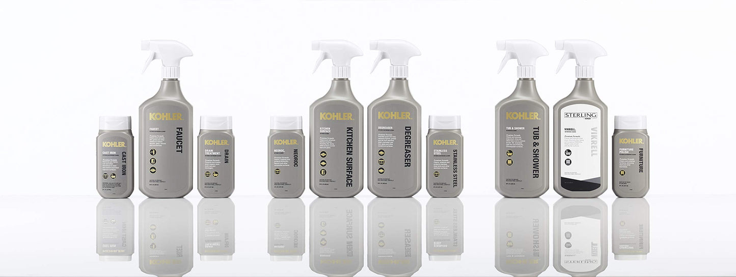 KOHLER K-23730-NA Neoroc Kitchen Cleaner, Protect Against Finger Prints, Grease and Water Spots, 8 Fluid Ounces