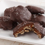 Dark Chocolate Salted Pecan Caramel Patties Gift Box Muddy Paws