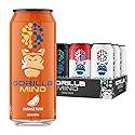 Gorilla Mind Energy Drink | Unmatched Energy · Amplified Focus | N-Acetyl-L-Tyrosine, Alpha-GPC, 200mg Caffeine, Uridine, Saffron | 0 Sugar Or