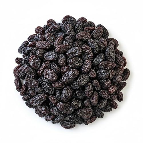 Black Raisins Seedless Naturally Dried, Soft Chewy Dried Grapes Snack, Naturally Sweet Raisins for Baking, Oatmeal, Yogurt, Trail Mix, Packed in a