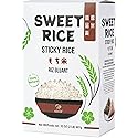 Soeos Sweet Sticky Rice 2lbs, Premium Glutinous Rice, All Natural Gluten Free Sticky Rice for Desserts or Rice Cakes, Rich in Fibers