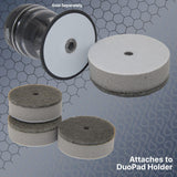 Hybrid Pan Scrubber with DuoPad (3-Pack DuoPad Refill)