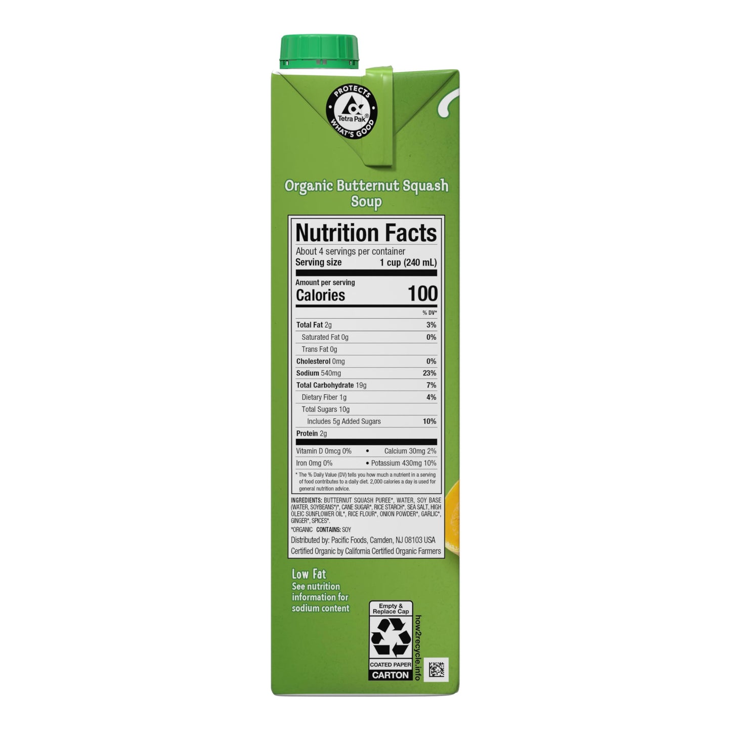 Pacific Foods Organic Butternut Squash Soup, 32 Oz