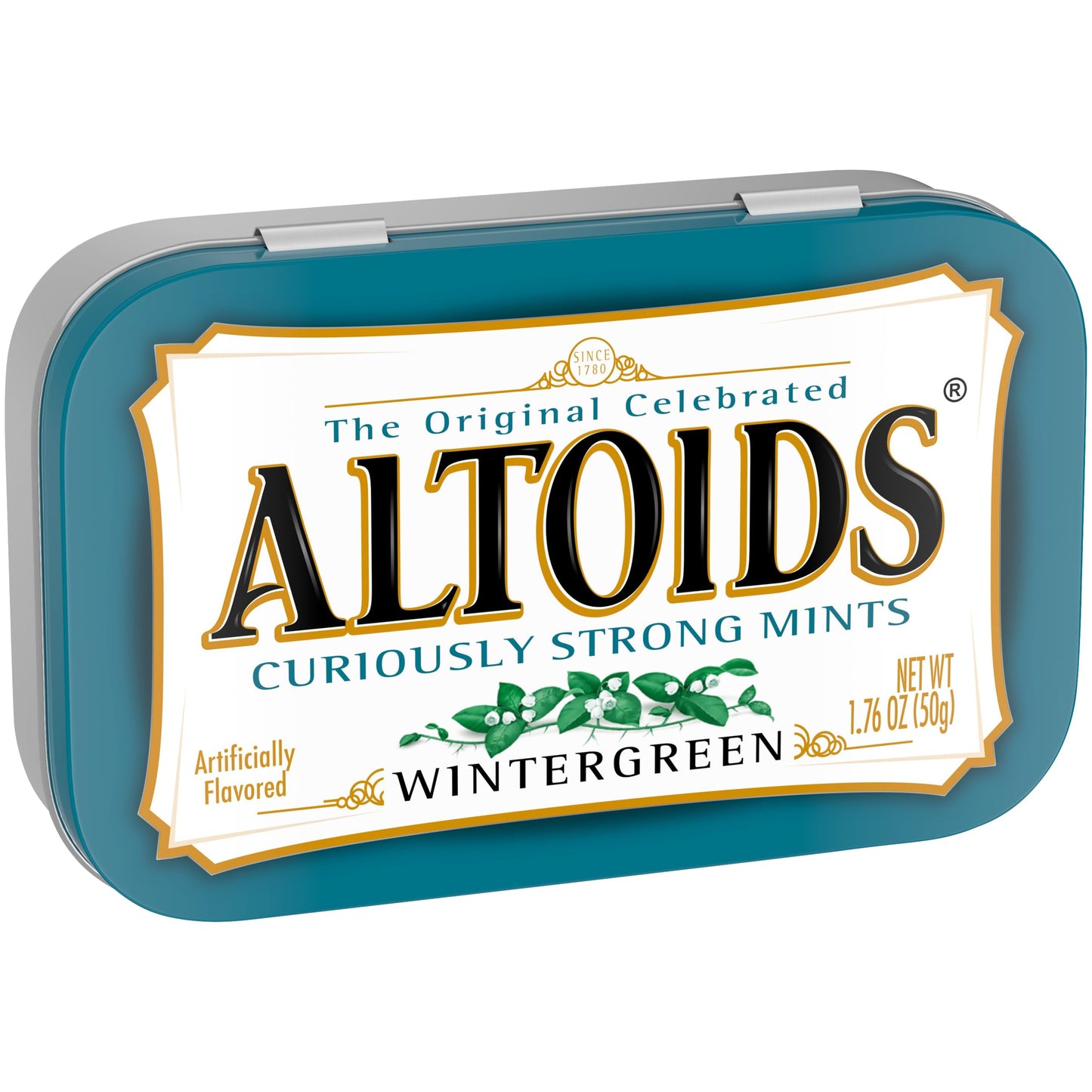 AltoidsWintergreen Curiously Strong Mints, 1.76 Ounce Each (3 Pack, 5.28 Ounce Total)