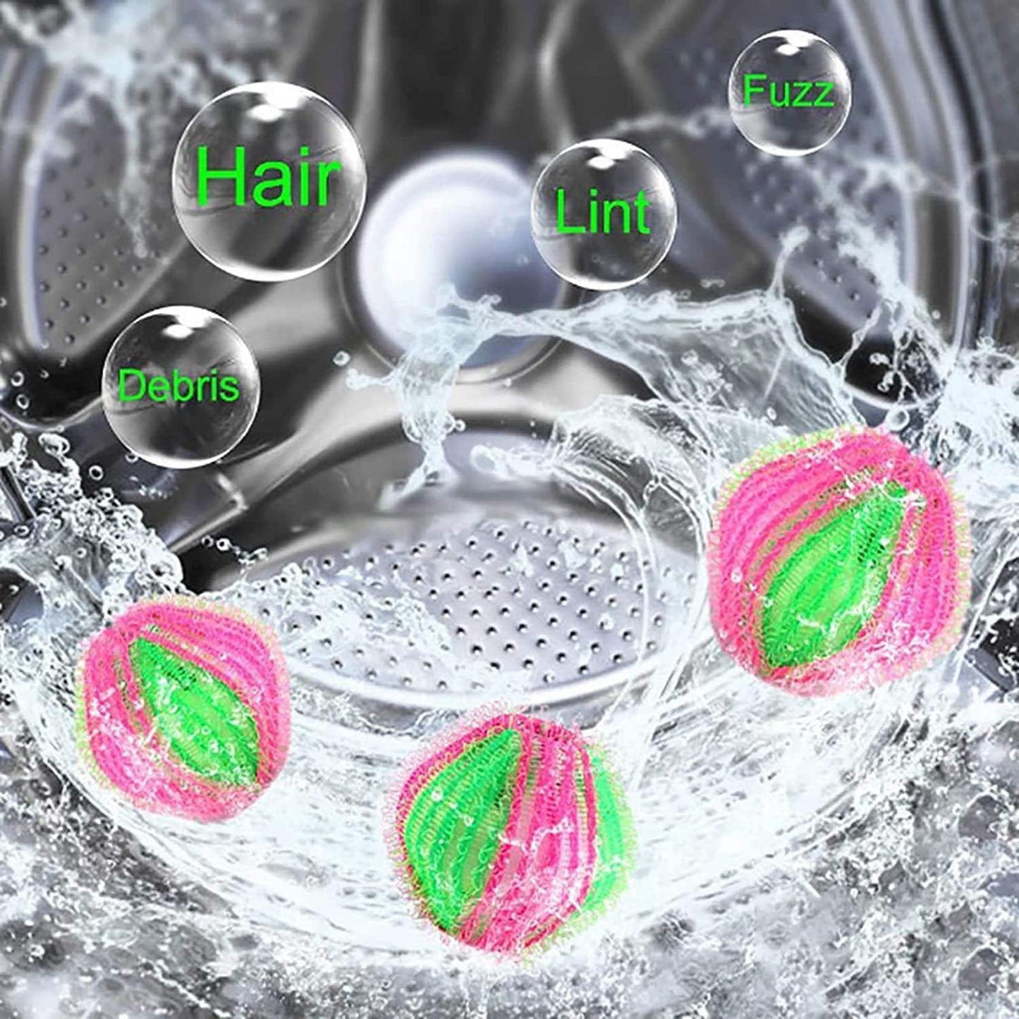 5Pcs Reusable Hair Remover,Washing Machine Hair Catcher Laundry Ball Dryer Ball for Clothing Dog Cat Pet Hair Remover for Laundry Lint Remover Washing